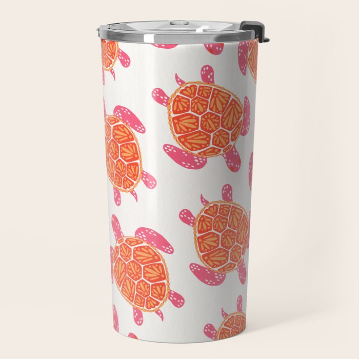 Sea Turtle - Melon Palette Travel Mug Gallery Image 2