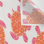 Sea Turtle - Melon Palette Wall Tapestry Gallery Image 3