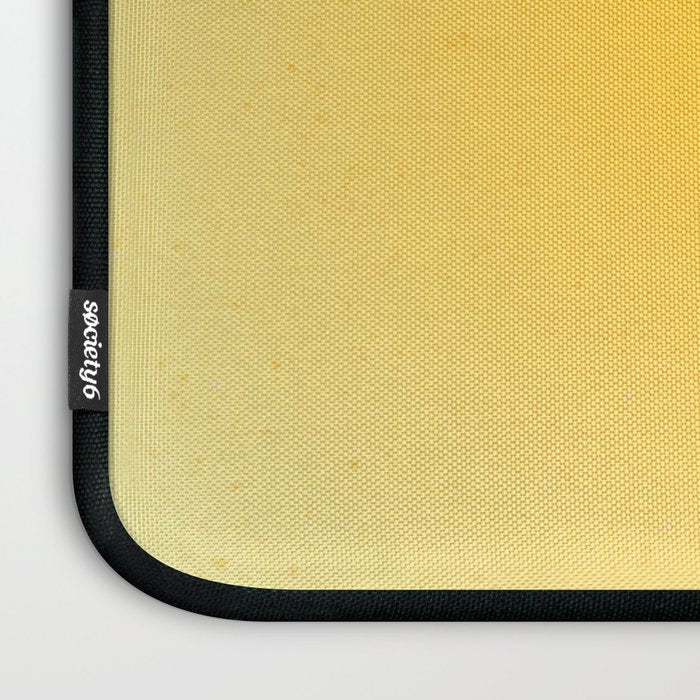 Yellow Gradient Aesthetic Sunshine Laptop Sleeve Gallery Image 3