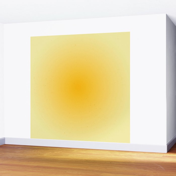 Yellow Gradient Aesthetic Sunshine Wall Mural Gallery Image 2
