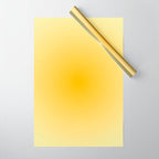 Yellow Gradient Aesthetic Sunshine Wrapping Paper Gallery Image 1