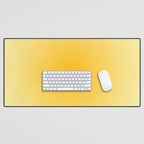Yellow Gradient Aesthetic Sunshine Desk Mat Gallery Image 1