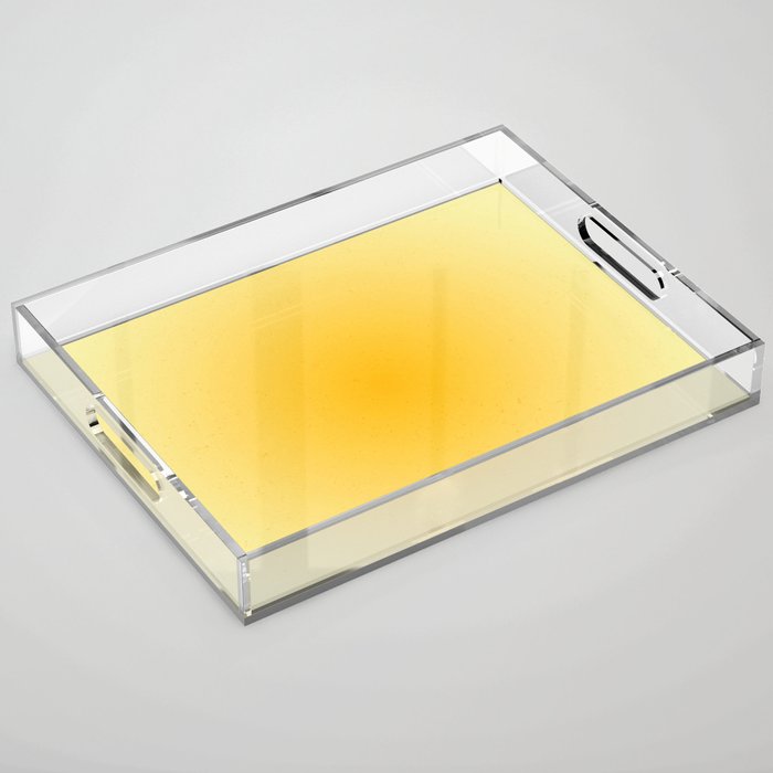 Yellow Gradient Aesthetic Sunshine Acrylic Tray Gallery Image 1