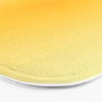 Yellow Gradient Aesthetic Sunshine Bath Mat Gallery Image 3