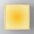 Yellow Gradient Aesthetic Sunshine Mini Art Print Gallery Image 1