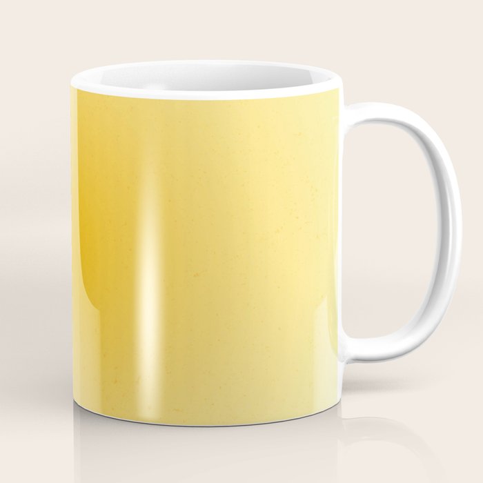Yellow Gradient Aesthetic Sunshine Coffee Mug Gallery Image 1