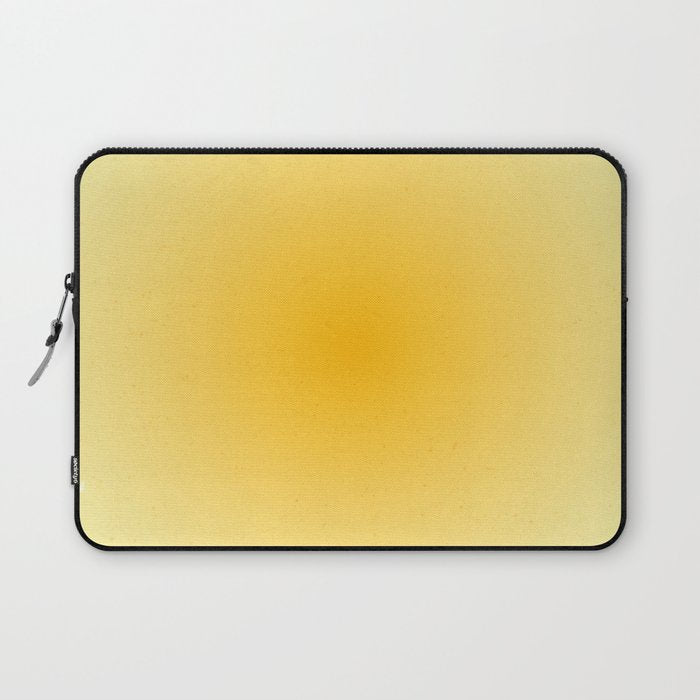 Yellow Gradient Aesthetic Sunshine Laptop Sleeve Gallery Image 1
