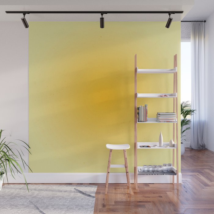 Yellow Gradient Aesthetic Sunshine Wall Mural Gallery Image 1