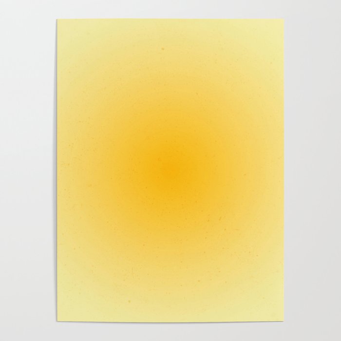 Yellow Gradient Aesthetic Sunshine Poster Gallery Image 1