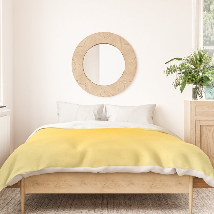 Yellow Gradient Aesthetic Sunshine Duvet Cover Gallery Image 3