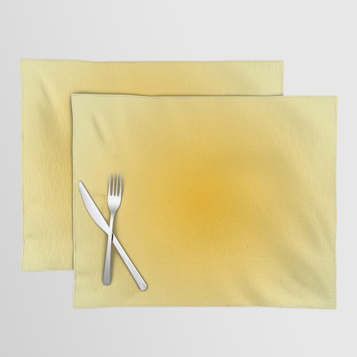 Yellow Gradient Aesthetic Sunshine Placemat Gallery Image 1