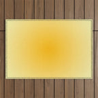 Yellow Gradient Aesthetic Sunshine Outdoor Rug Gallery Image 1
