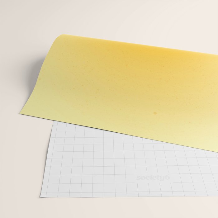 Yellow Gradient Aesthetic Sunshine Wrapping Paper Gallery Image 2