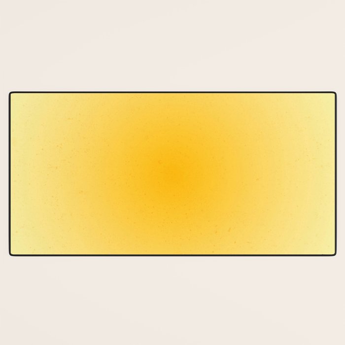 Yellow Gradient Aesthetic Sunshine Desk Mat Gallery Image 3