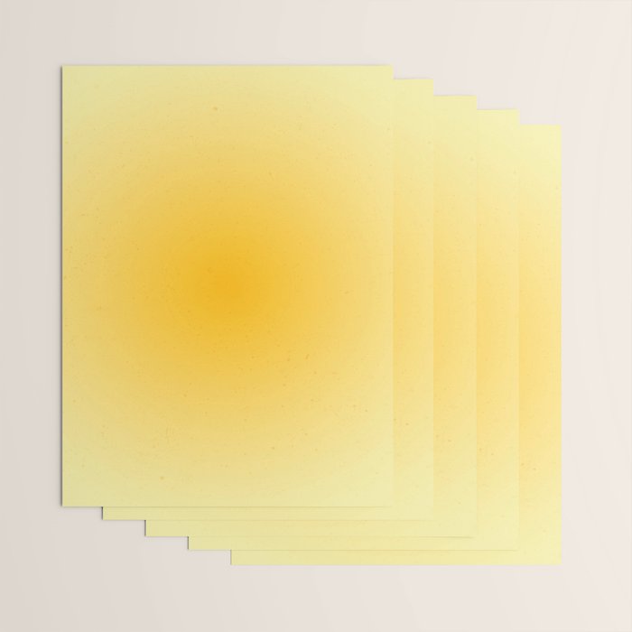 Yellow Gradient Aesthetic Sunshine Wrapping Paper Gallery Image 3