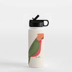 Australian King Parrot, Bird of Australia Water Bottle Gallery Image 1