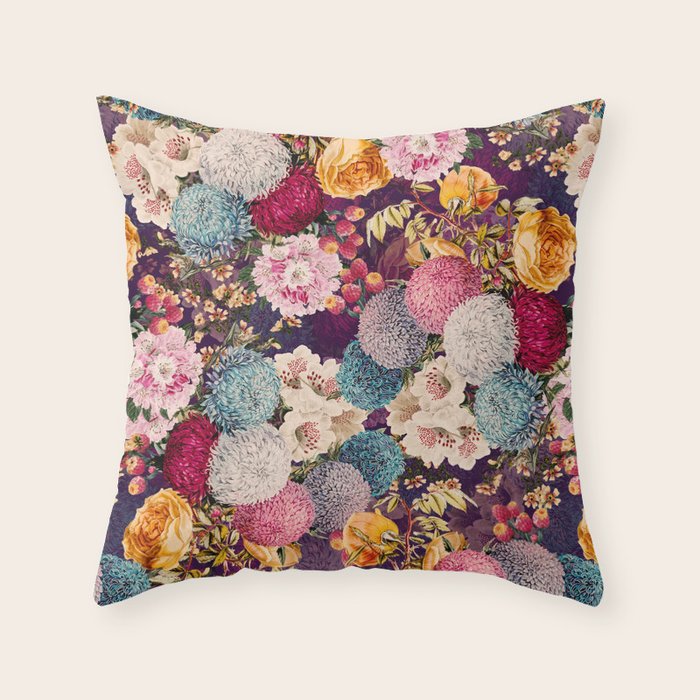 EXOTIC GARDEN X Throw Pillow Gallery Image 1
