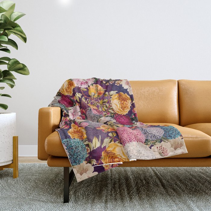 EXOTIC GARDEN X Throw Blanket Gallery Image 1
