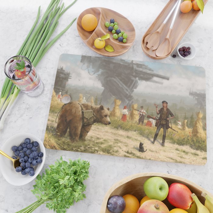 Heroes of Zalesie Cutting Board Gallery Image 2