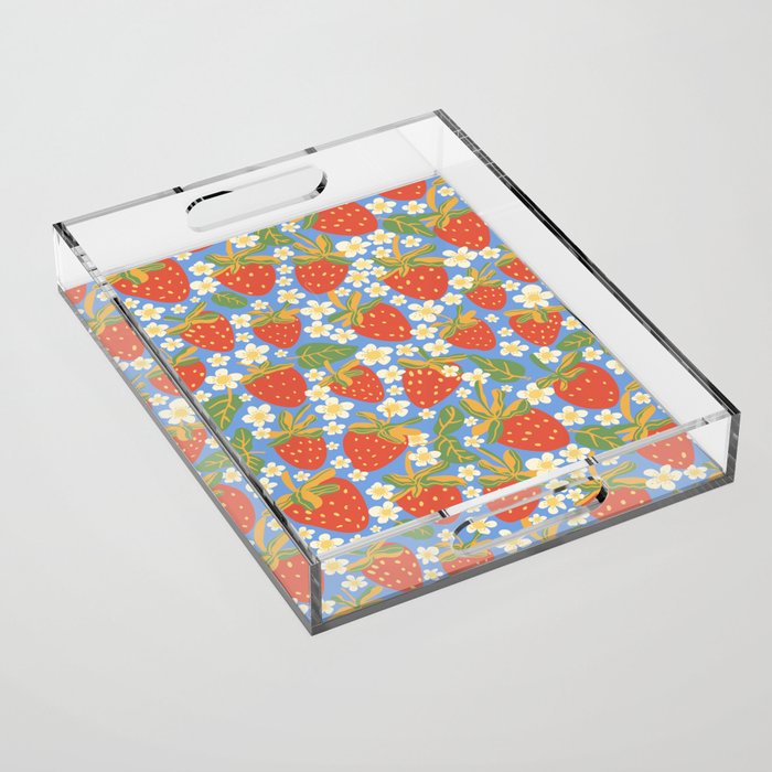 Strawberries Acrylic Tray Gallery Image 1