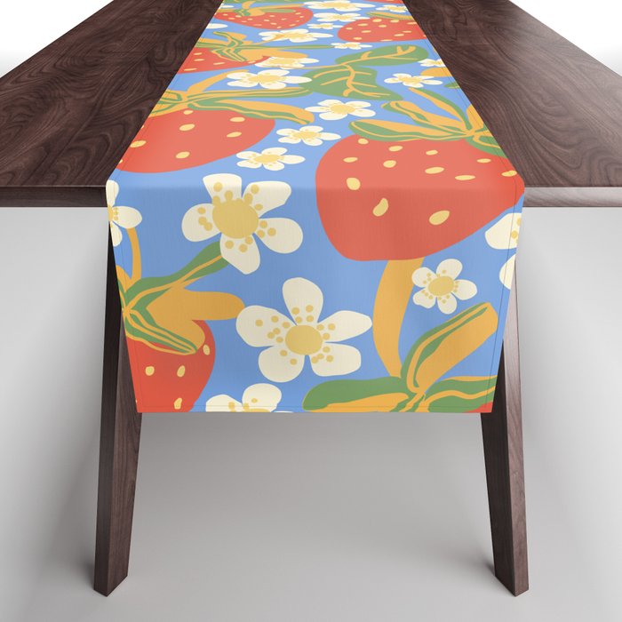 Strawberries Table Runner Gallery Image 1