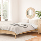 Wild Child - Black Duvet Cover Gallery Image 2
