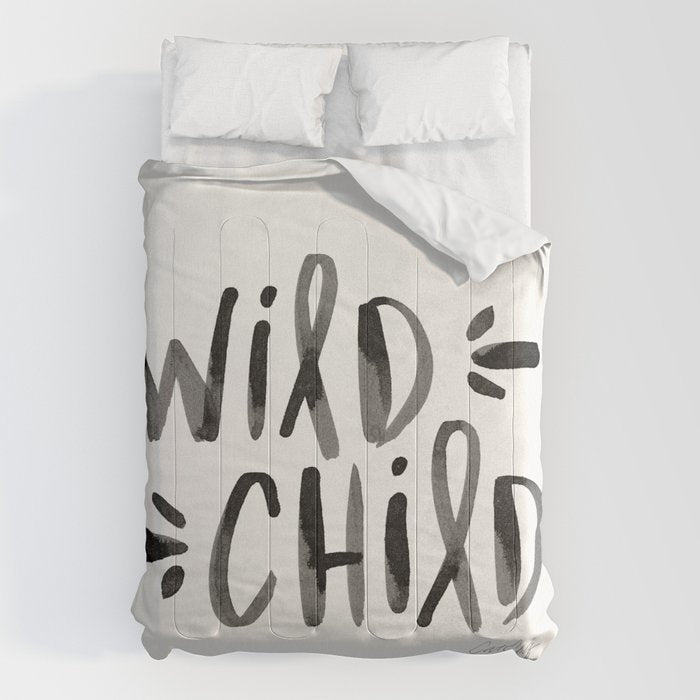 Wild Child - Black Comforter Gallery Image 1