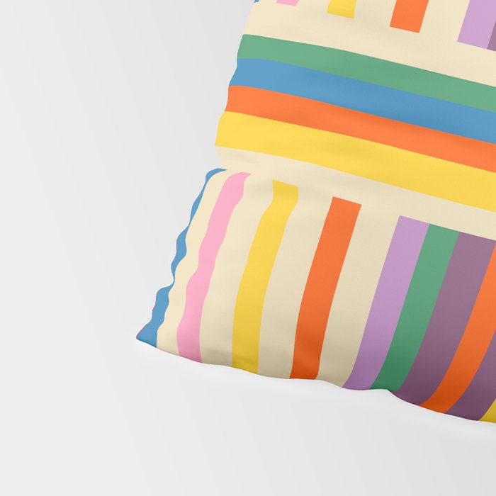 Colorful City Pillow Sham Gallery Image 4