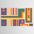 Colorful City Tablecloth Gallery Image 2