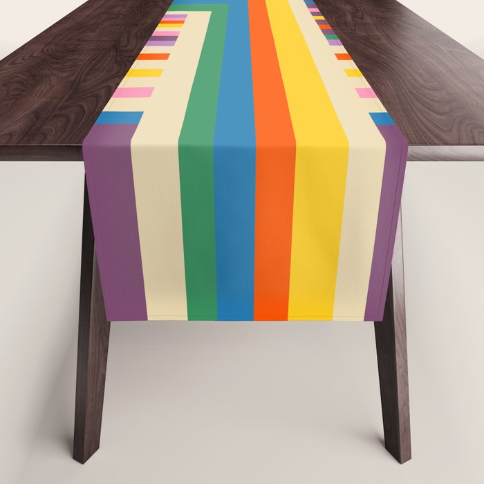 Colorful City Table Runner Gallery Image 1