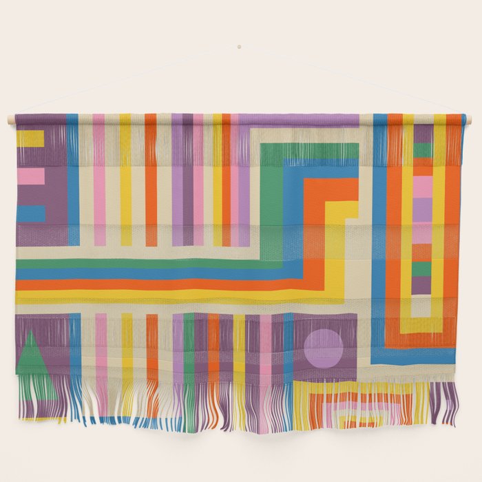 Colorful City Wall Hanging Gallery Image 1