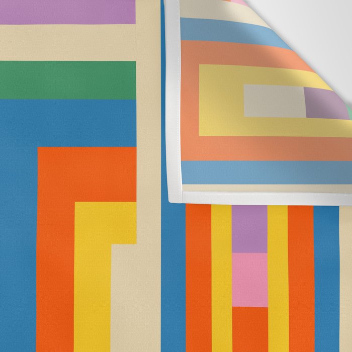 Colorful City Wall Tapestry Gallery Image 3