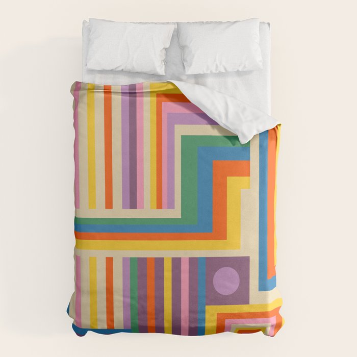 Colorful City Duvet Cover Gallery Image 6