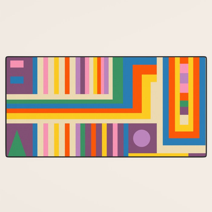 Colorful City Desk Mat Gallery Image 3