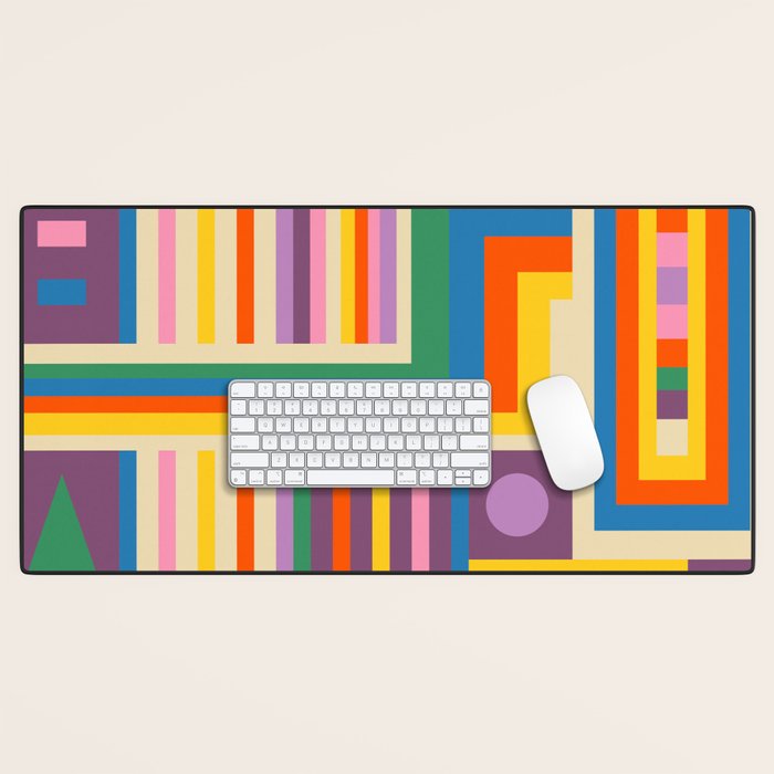 Colorful City Desk Mat Gallery Image 1