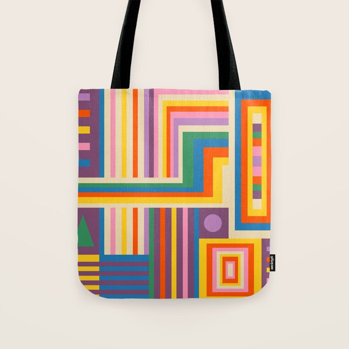 Colorful City Tote Bag Gallery Image 1