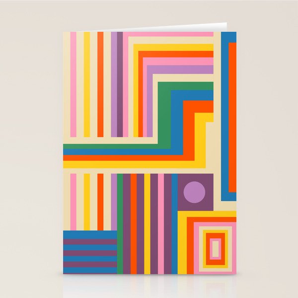 Colorful City Stationery Card Gallery Image 2