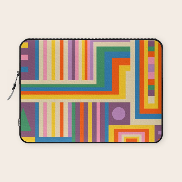 Colorful City Laptop Sleeve Gallery Image 1