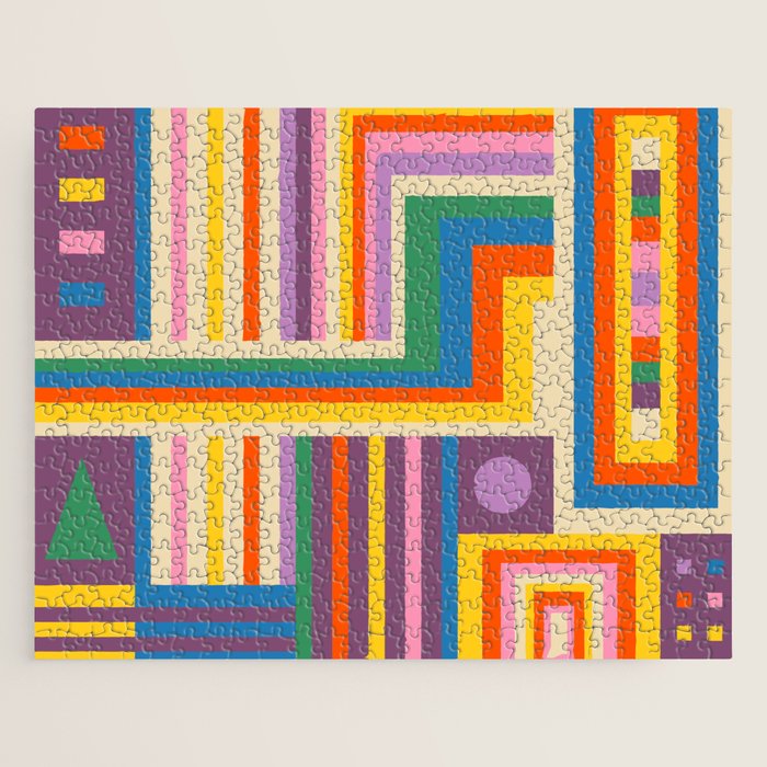 Colorful City Jigsaw Puzzle Gallery Image 1