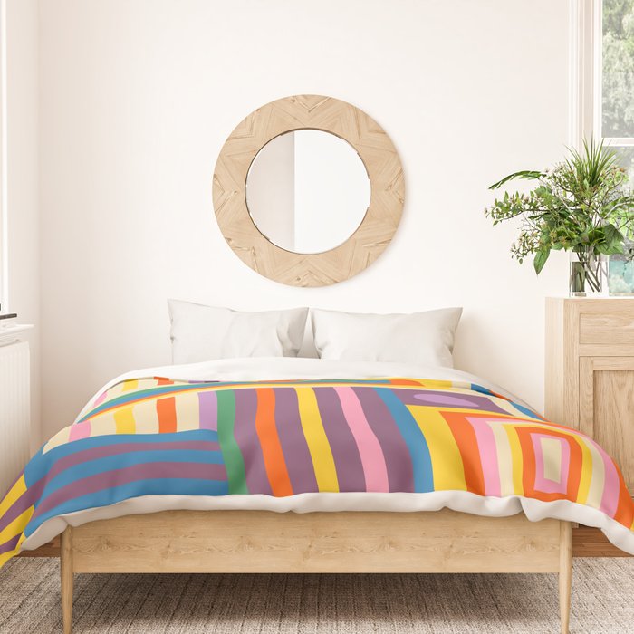 Colorful City Duvet Cover Gallery Image 3