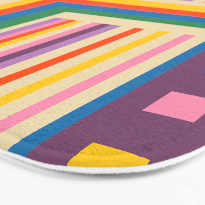 Colorful City Bath Mat Gallery Image 3
