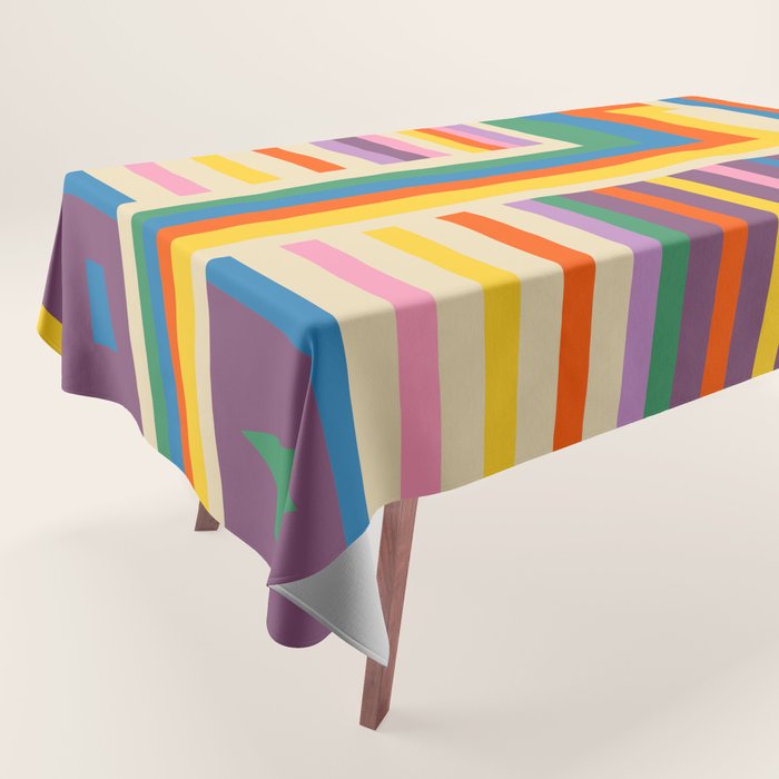 Colorful City Tablecloth Gallery Image 1