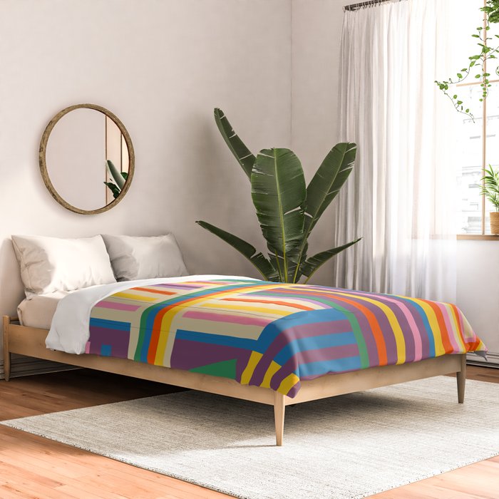 Colorful City Comforter Gallery Image 2