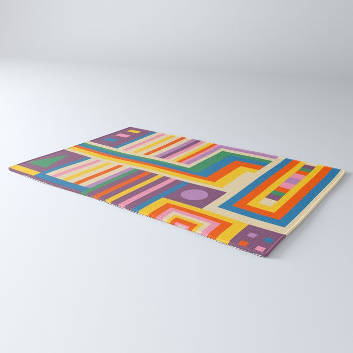 Colorful City Rug Gallery Image 3