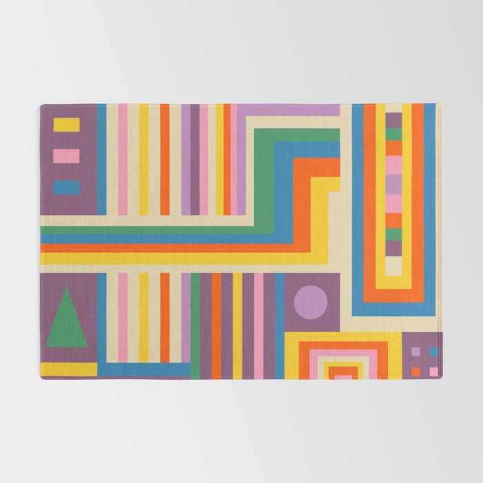 Colorful City Rug Gallery Image 2