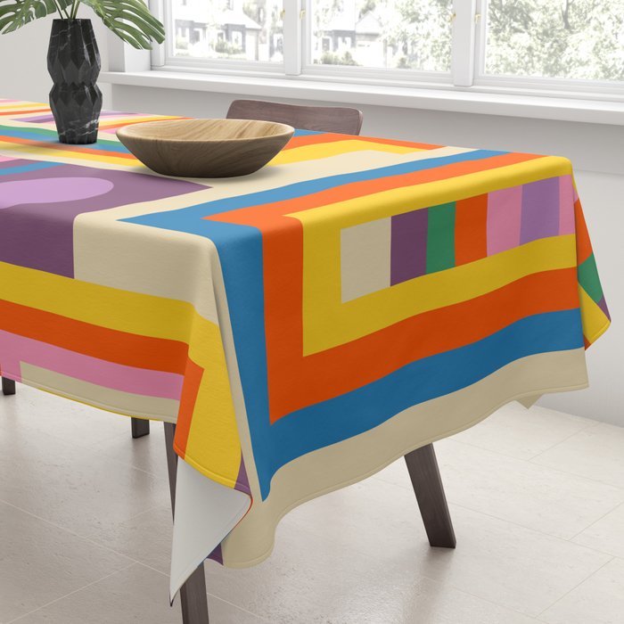 Colorful City Tablecloth Gallery Image 3