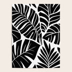 Leafy Calm Charm Black And White Simplicity Poster Gallery Image 4