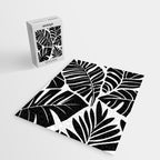 Leafy Calm Charm Black And White Simplicity Jigsaw Puzzle Gallery Image 2