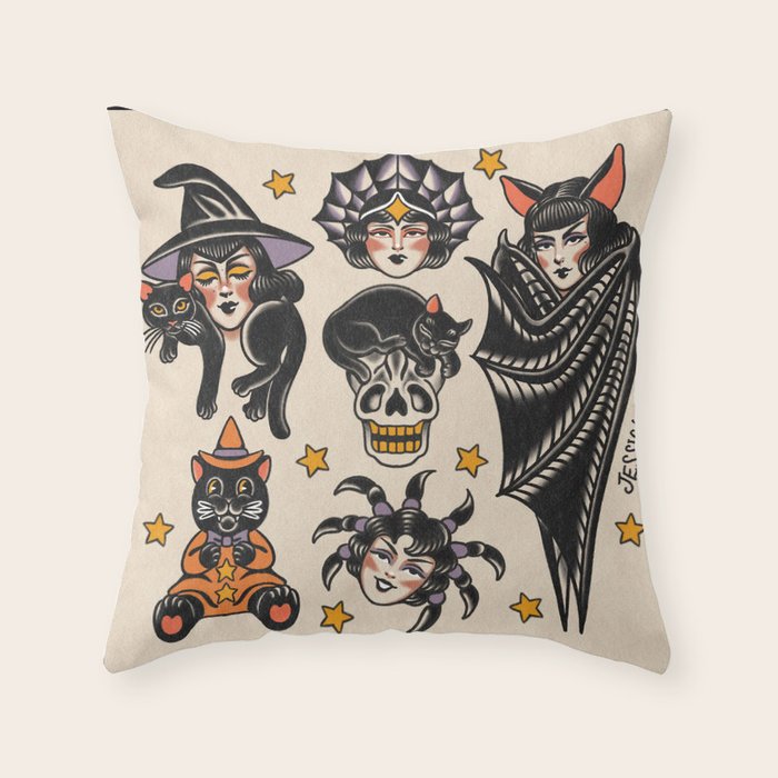 Everyday is Halloween Throw Pillow Gallery Image 6