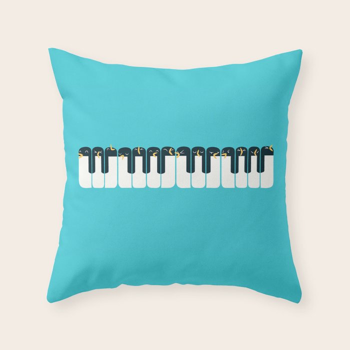 The Choir of Antarctica Throw Pillow Gallery Image 6